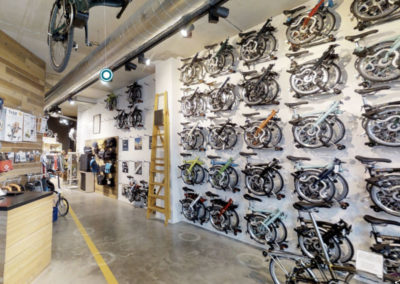 visite virtuelle 3d – magasin de vélo